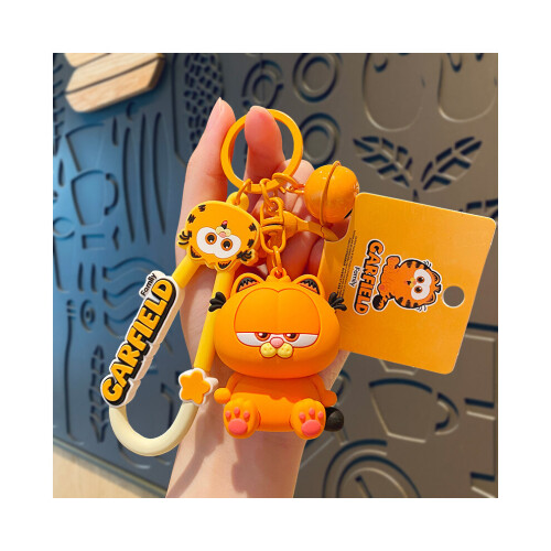 (Περήφανο) Quirky μπρελόκ Garfield για διακοπές και γιορτές Χαρούμ
