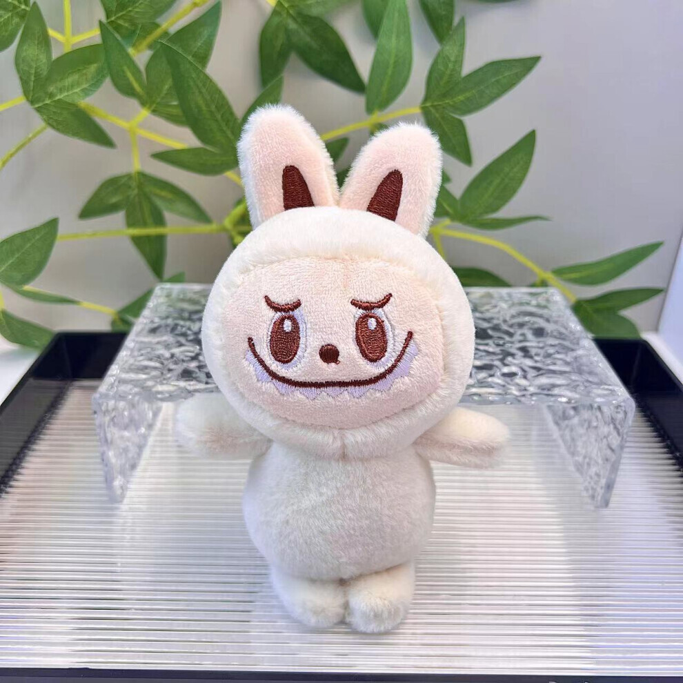 (16 cm crème, chaîne standard) porte-clés coloré en peluche mouton design câlin parfait pour les accessoires