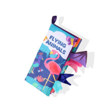 (Fliegendes Tier) Lernstoffbuch für Kleinkinder, Tonpapier, reißfestes Tierschwanz-Design