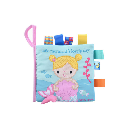 (Γοργόνα) Σχεδιασμός Baby Animal Cloth Book Προωθεί τη διαδραστικότη