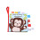 Το υφασμάτινο βιβλίο (Monkey) Baby Animal Design προωθεί τη διαδραστικότη 1