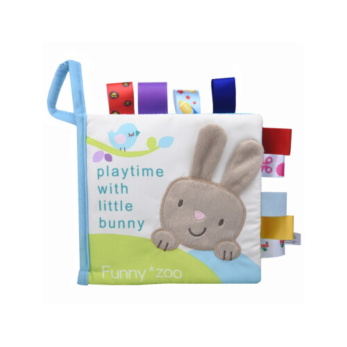 Το υφασμάτινο βιβλίο (Rabbit) Baby Animal Design προωθεί τη διαδραστικότη