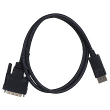 Cable de pantalla a DVI 1m - GEMBIRD - CC-DPM-DVIM-1M - Blindado - Moldeado - Negro