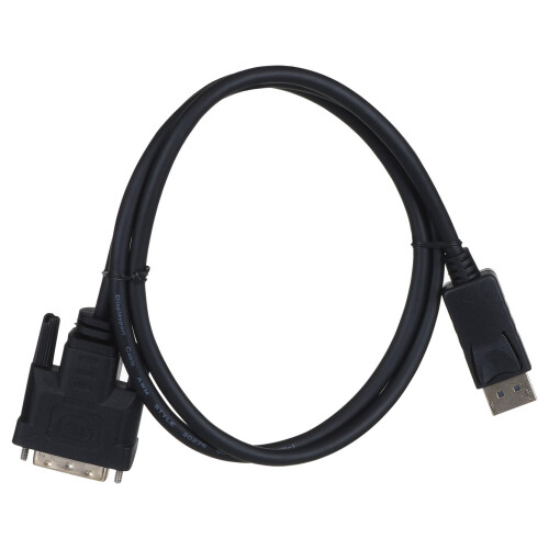 Cable de pantalla a DVI 1m - GEMBIRD - CC-DPM-DVIM-1M - Blindado - Moldeado - Negro