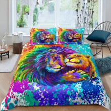 (Multi 21, Super King(No Comforter)) Horse Bedding Set Double Cherry Blossoms Floral Duvet Cover,Girly Sweetheart Flower Galaxy Pattern Comforter Cover Room Decor,Animal Plant Theme
