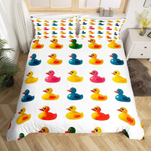 (Yellow White, King(No Comforter)) Homewish Watercolor Lavender Duvet Cover Double for Kids Teens Adults,Garden Flower Bedding Set,Elegant Chic Flower Quilt Cover,Wildlife Bed Set with