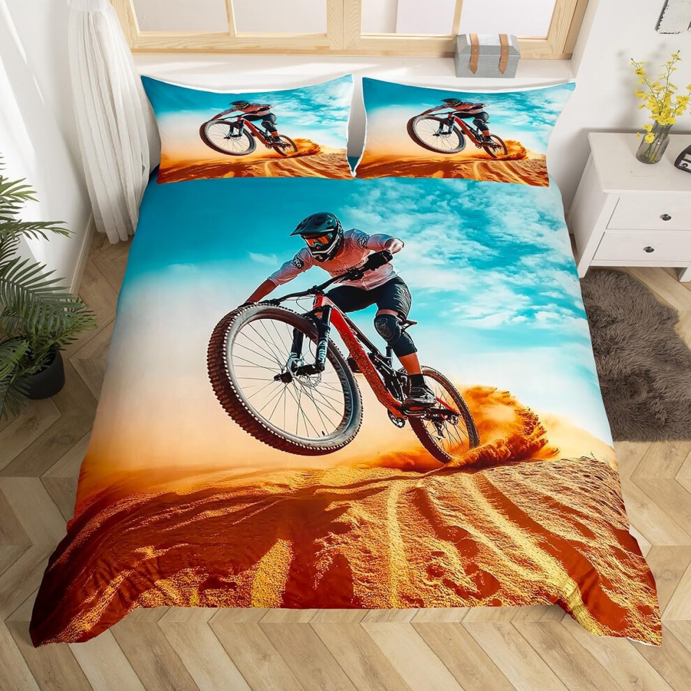 (Brown Blue, Super King(No Comforter)) Homewish Watercolor Sea Wave Duvet Cover Double for Kids,Blue Deep Ocean Bedding Set for Teens Adults,Foamy Oce-image-OPC-PGQCT2N-NEW