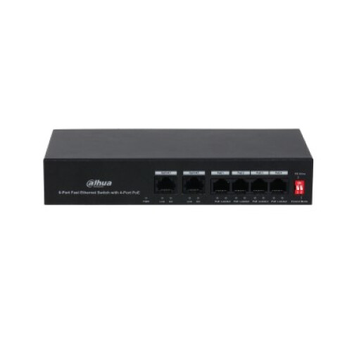 Interruptor - SIN NOMBRE - PFS3006-4ET-36 - Inyector - 4 Puertos - Fast Ethernet