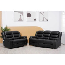 Roma S Recliner sofa 3 Seater and 2 Seater sofa set in Black colour
