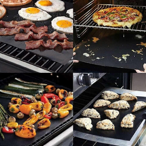 Teflon Oven Liner Mats 3-Pack - Dishwasher Safe 40x60cm 1