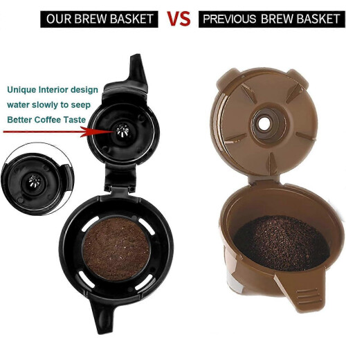 Single-Serve Coffee Grounds Basket Replacement for Hamilton Beach FlexBrew Series 2