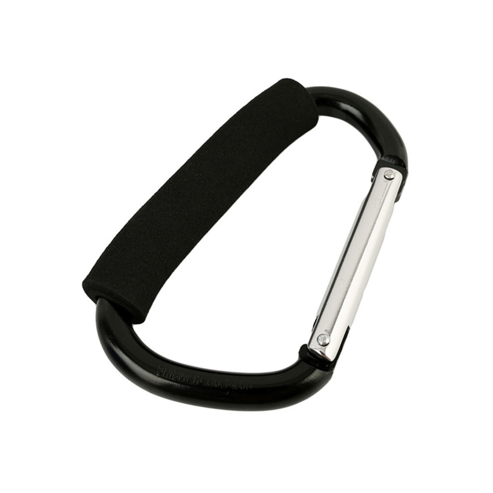 (Noir-A) Crochet pour poussette multiple pour bébé, organisateur de poussette, crochets de courses,