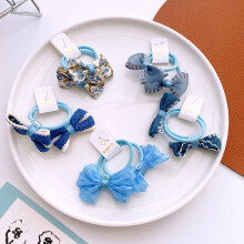(10st-L3)Babyhårband Flickor Slipsar Rosett Elastiskt gummiband Scrunchies Elastique Cheveux Fille Haar