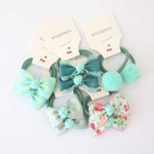 (10st-A5)Babyhårband Flickor Slipsar Rosett Elastiskt gummiband Scrunchies Elastique Cheveux Fille Haar