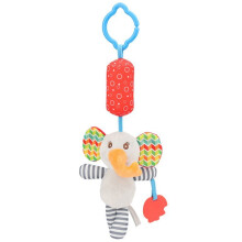 (C94-elephant)Good Quality Newborn Baby Rattles Plush Stroller Cartoon Animal Toys Baby Mobiles Hanging Bell Educational Baby Toys 0-24