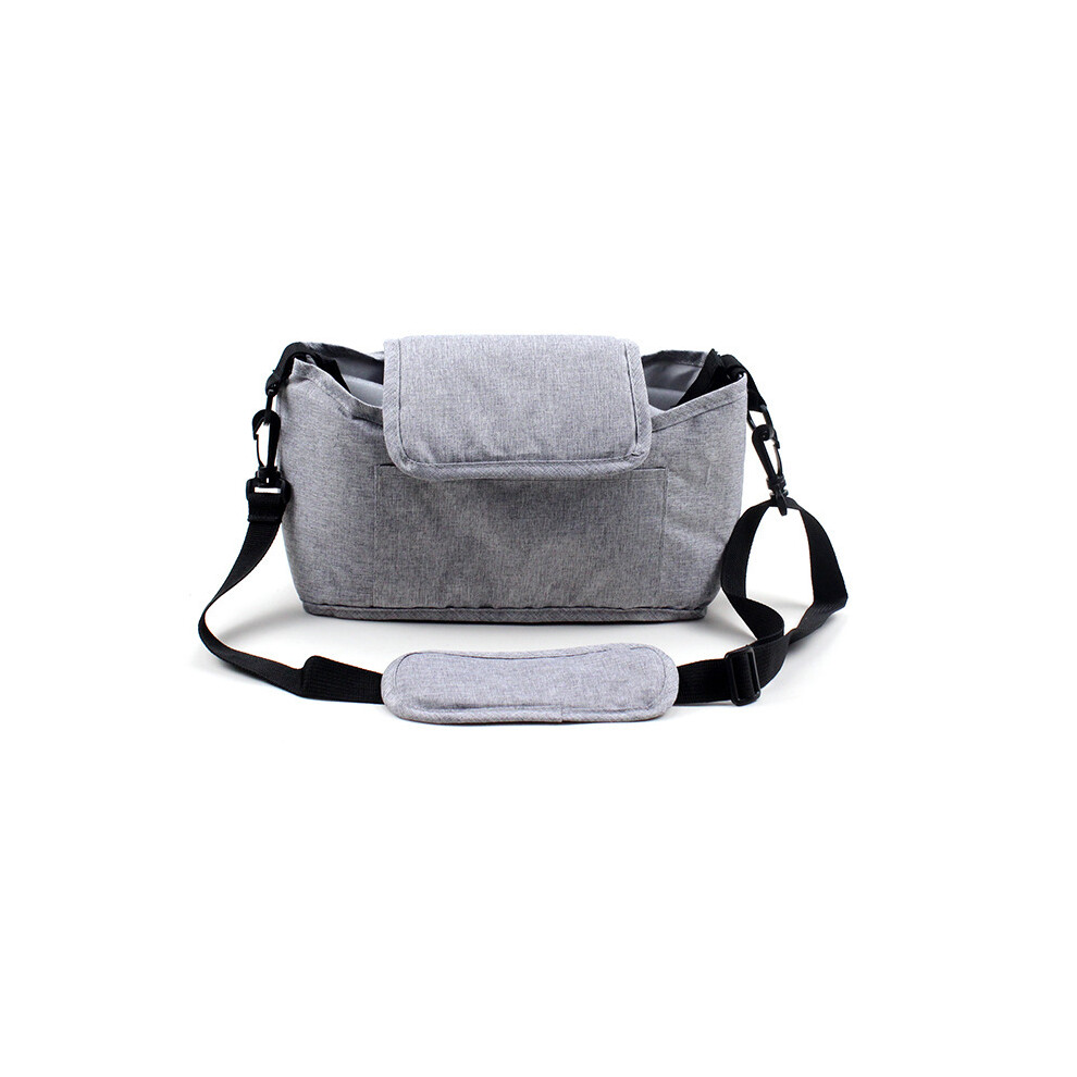 (gris) Sac de rangement pour poussette, sacs à couches, sac pour poussette d'allaitement, accessoires
