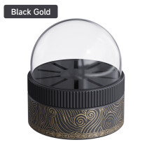 (Svart guld)Hagibis Switch Roterande Game Card-fodral med 10 spelkortplatser Creative NS Card Storage