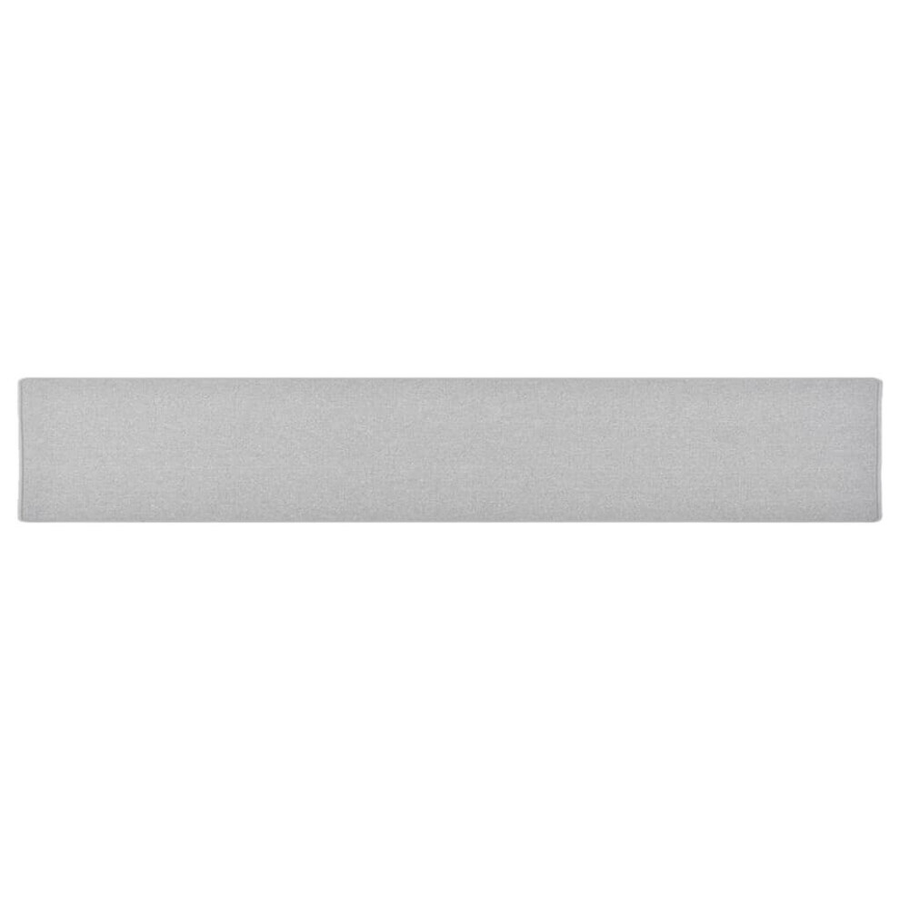 vidaXL Tapis de couloir Gris clair Couloir Cuisine Tapis de sol Tapis Tapis