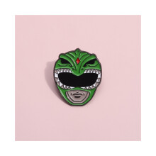 Superbe broche de dessin animé avec motif animal, style guerrier dinosaure tendance, idéale pour la