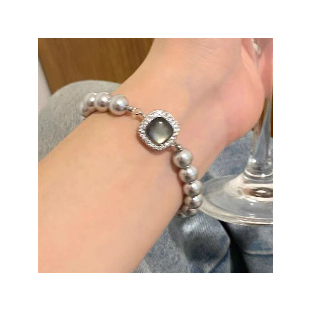 Bracelet de perles géométriques de Style français haut de gamme pour femmes chic et sophistiquées