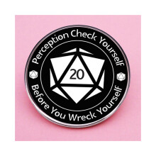 Broche de jeu de dés Dragon Unique et donjon, Badge en alliage métallique pour les amateurs de Rpg avec