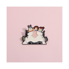 Broche de dessin animé ravissante, avec un joli Design de vache, Badge décoratif parfait pour les enfants