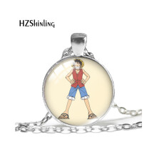 (YXL619) Collier de personnage exquis d'une seule pièce avec le design de Luffy Zoro Robin et Chopper
