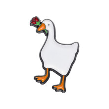 (XZ9160) broche Adorable en forme d'animal, avec des Styles de canard et de cygne de dessin animé mignon