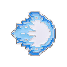 (XZ9229) broche de dessin animé de jeu de Street Fighter à la mode avec des détails de flamme accrocheurs