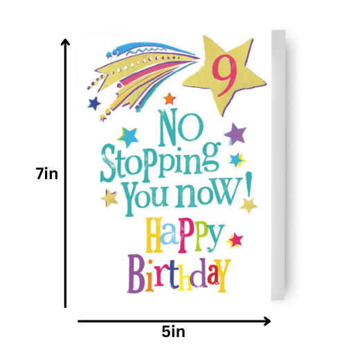 Brightside Age 9 Birthday Card 2