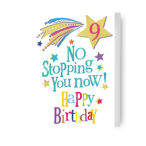 Brightside Age 9 Birthday Card 1