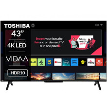 Toshiba 43UV2F53DBU 43 Inch 4K Ultra HD LED HDR VIDAA Smart TV