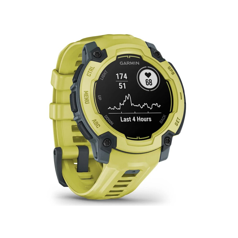 Garmin Instinct E 2.29 Cm (0.9") Mip 45 Mm Digital 176 X 176 Pixels Lime Gps (Satellite)