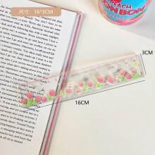 (C 3 szt.) 15 cm Nowa śliczna kolorowa składana linijka do nauki w stylu kawaii, wielofunkcyjna, do