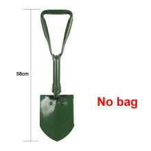(5)Multifunktions campingskyffel Militär bärbar hopfällbar spade Survival Spade Murslev Dibble Pick