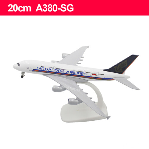 Modèle Réduit Thai Airways A380 1/400 En Alliage – Avion De Collection 20 Cm Avec Support – Cadeau Passionné D’aviation