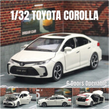 (TOYOTA Corolla)1/32 Toyota Corolla Hybridi-leluauto lapsille Diecast Alloy Metal Miniature Model