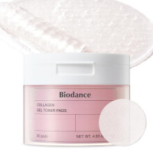 60PCS High-end Biodance Collagen Cotton Tablets Elastic Firming Pore Moisturizing Calming Low Stab Nourishing Skin Care pink