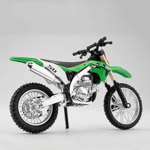(KX450 Vihreä)1:12 Kawasaki KX450 NIJIA ZX-6R Moottoripyörämalli Lelu Diecast Alloy auton etupyörän ohjaus