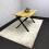 Wooden Dining Table With Metal Legs for Dining, Work, or Study 9