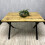Wooden Dining Table With Metal Legs for Dining, Work, or Study 2