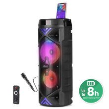 Altoparlante Bluetooth - MEDIA-TECH - MT3182 - 50W RMS - 1400W PMPO - Nero