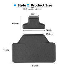 (Style 2)Universal Motorcycle Passenger Backrest Back Pad For BMW R1200GS LC Adventure R1250GS Moto Rear Top Case Box Luggage Cushion