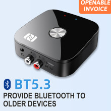 NFC Bluetooth 5.3 Audio Receiver 3.5mm AUX RCA Stereo Wireless Receiver USB U-Disk HIFI Lossless Music