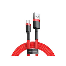 Cafule USB-C-Kabel 2A, 2 m - Rot