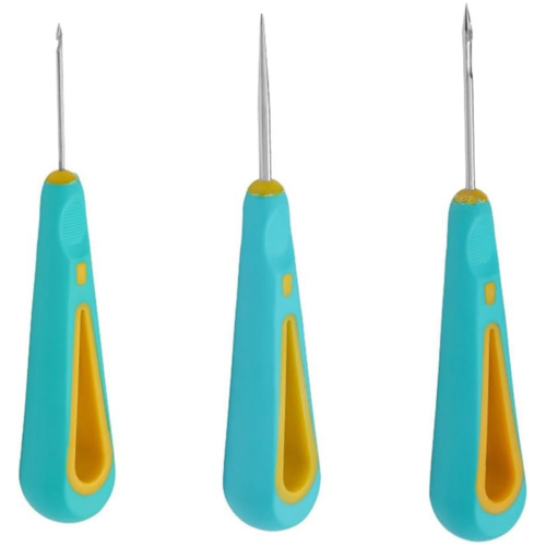 3PCS Round Hole Cone Hand Drills Punch Needle Candle Wick Tool for Making 1