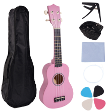 21-palcové mini ukulele, vstupná úroveň pre začiatočníkov, štvorstrunová malá gitara, detský hudobný nástroj