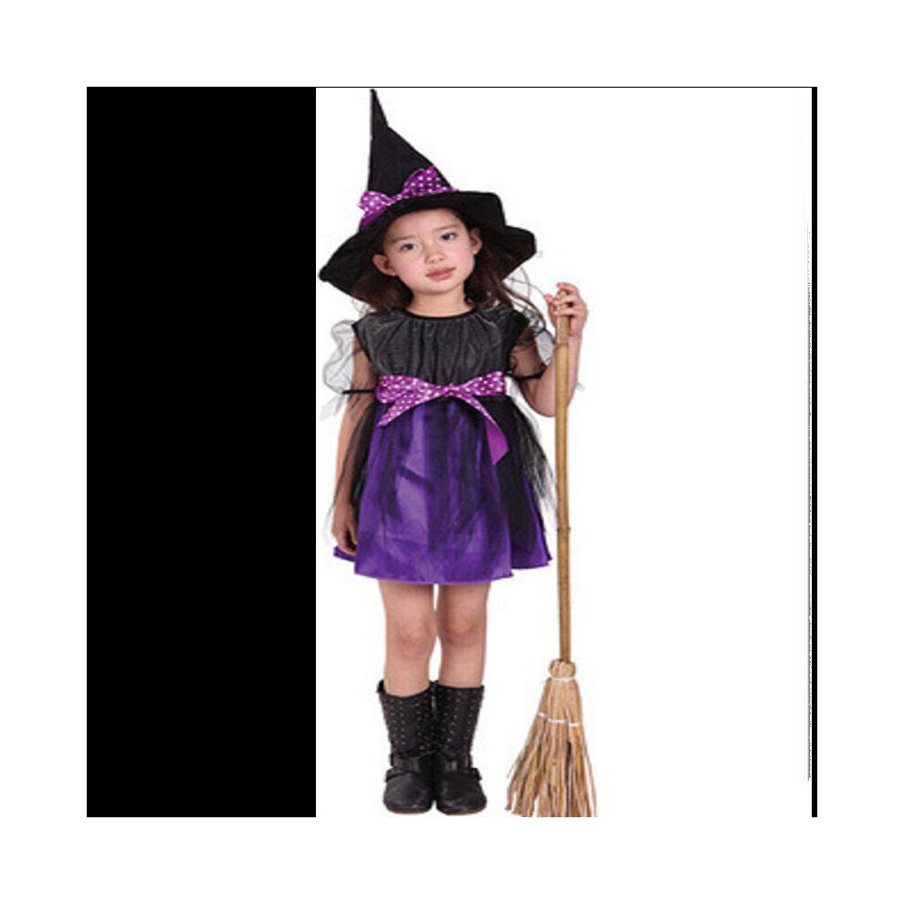 (2, 130) Halloween sorcière Cosplay enfants Costume adolescents bébé fille robe robe pour bébé