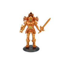(Stile D) Skibidi Toilette Orologio Titano Dorato Uomo Figura in PVC Modello Gioco Bambola Decorazione Display