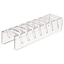 Organizador de chapéus para bonés de beisebol, suporte de acrílico para 7 bonés, quarto, armário, cômoda, A